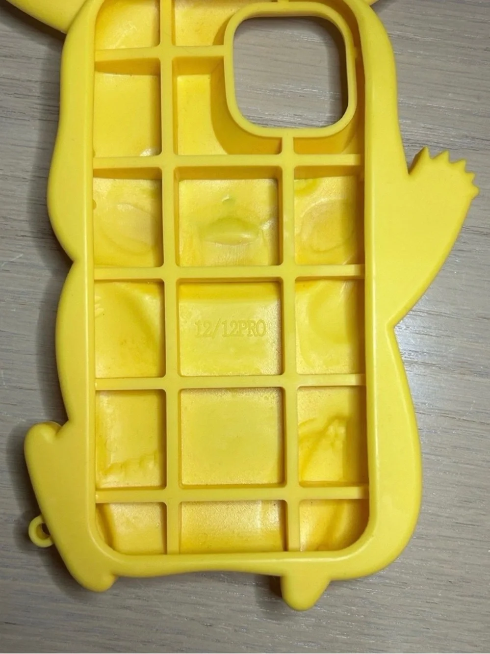 Pikachu Yellow Silicone Phone Case